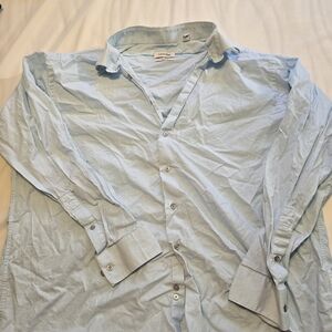 Calvin Klein Sky Blue Casual Shirt